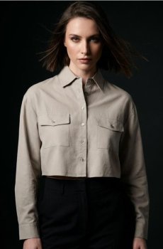 Коротка сорочка - сірий