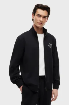 Мужская черная спортивная кофта SCRIPT Черный XL Tommy Hilfiger MW0MW43219