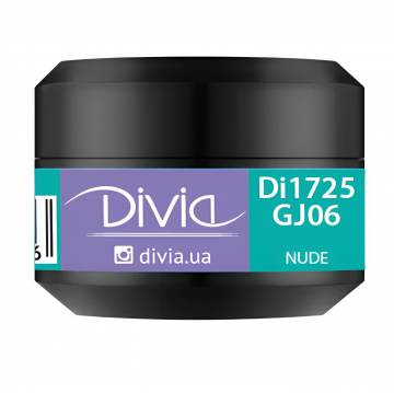 Гель для наращивания ногтей Divia Jelly Builder Gel GJ06 Nude, 5 г Гель для наращивания ногтей Divia Jelly Builder Gel GJ06 Nude, 5 г