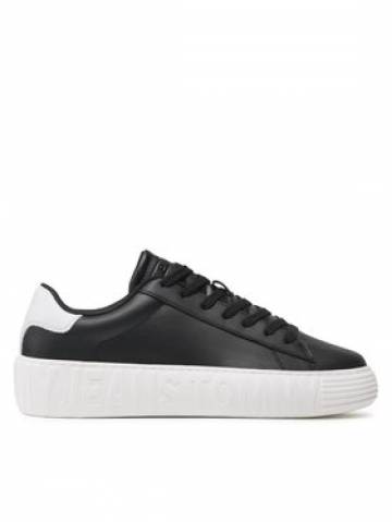 Tommy Jeans Снікерcи Leather Outsole EM0EM01159 Чорний Tommy Jeans Снікерcи Leather Outsole EM0EM01159 Чорний