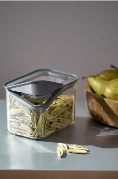 Контейнер для їжі з кришкою - clear