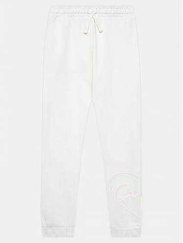 Guess Спортивні штани J4YQ16 KA6R3 Білий Relaxed Fit Guess Спортивні штани J4YQ16 KA6R3 Білий Relaxed Fit