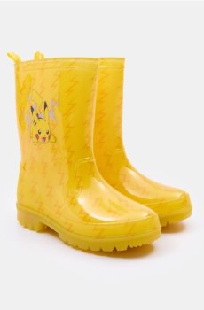 Гумові чоботи зі світлодіодною LED-підошвою Pokémon - жовтий