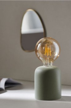 Настільна лампа - блідо-зелений