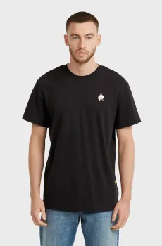 Мужская черная футболка Trims Черный M G-Star RAW D27721,D976