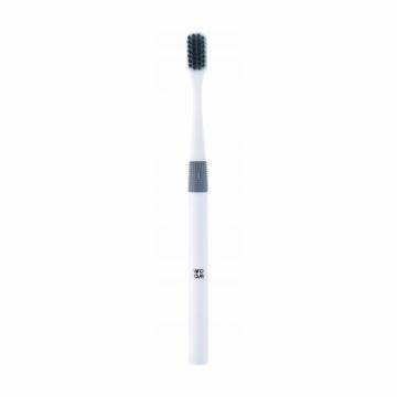 Зубная щетка Woom Charcoal Soft Toothbrush Мягкая жесткость, с углем, белая, 1 шт Зубная щетка Woom Charcoal Soft Toothbrush Мягкая жесткость, с углем, белая, 1 шт