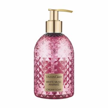 Крем-мыло для рук Vivian Gray White Musc & Ananas Cream Soap, 300 мл Крем-мыло для рук Vivian Gray White Musc & Ananas Cream Soap, 300 мл