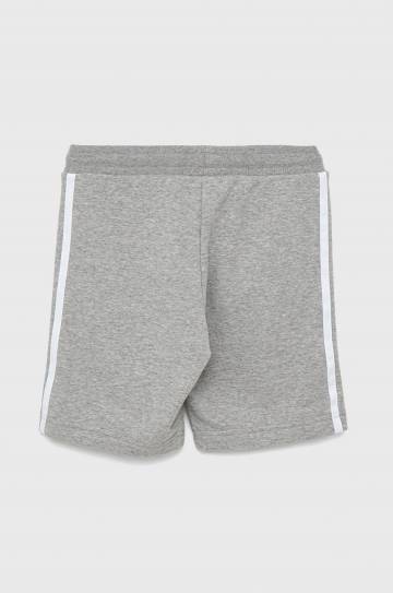 Детские шорты adidas Originals H32343 цвет серый меланж Детские шорты adidas Originals H32343 цвет серый меланж