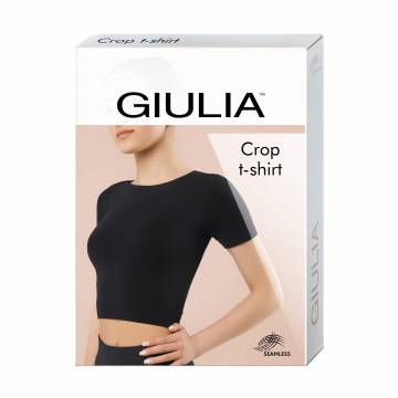 Укороченная футболка женская Giulia Crop T-Shirt, Naturale, размер L/XL Укороченная футболка женская Giulia Crop T-Shirt, Naturale, размер L/XL