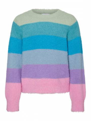 Vero Moda Girl Светр Plume 10279462 Кольоровий Regular Fit Vero Moda Girl Светр Plume 10279462 Кольоровий Regular Fit