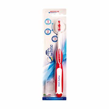 Зубная щетка Piave Pearly White средней жесткости, 1 шт Зубная щетка Piave Pearly White средней жесткости, 1 шт