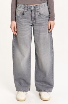 Cropp - Джинси з ефектом виварювання - light grey