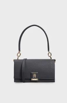 Женская темно-синяя сумка TH HER MED CROSSOVER CORP Синий ONESIZE Tommy Hilfiger AW0AW17026