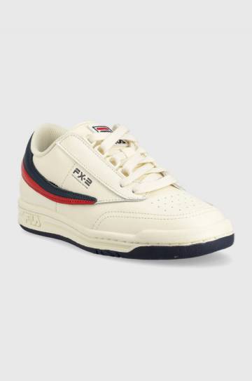 Кожаные кроссовки Fila ORIGINAL TENNIS цвет бежевый Кожаные кроссовки Fila ORIGINAL TENNIS цвет бежевый