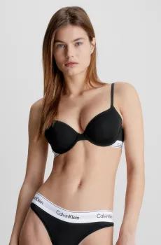 Женский черный бюстгальтер MODERN T SHIRT BRA Черный 34D Calvin Klein 0000F3784E