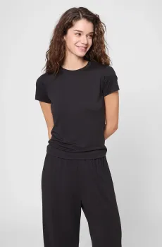 Женская черная футболка Черный S PRPY PWTSHGOK0039