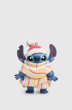 Елочное украшение Stitch with Scarf