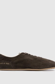 Коричневые замшевые кроссовки Driving