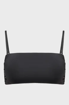Женский черный лиф от купальника BANDEAU Черный L Calvin Klein LV00Q62845
