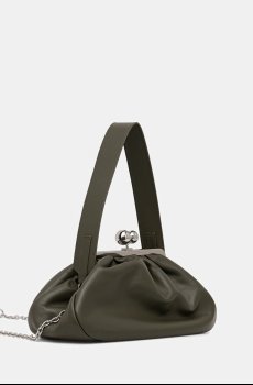 Кожаная сумочка Weekend Max Mara CUBICO