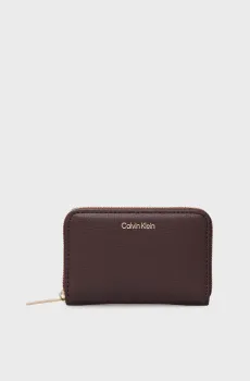 Женский бордовый кошелек FOIL LOGO Бордовый ONESIZE Calvin Klein LV04F1091G