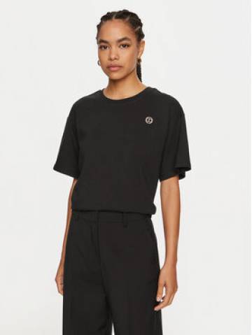 TWINSET Футболка 242TP2521 Чорний Loose Fit TWINSET Футболка 242TP2521 Чорний Loose Fit