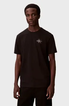 Мужская черная футболка CLSSC MICRO MNLGO Черный XL Calvin Klein Jeans LV04RF278G