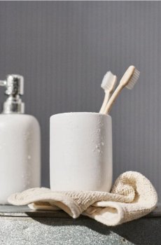 Стакан для зубних щіток - білий