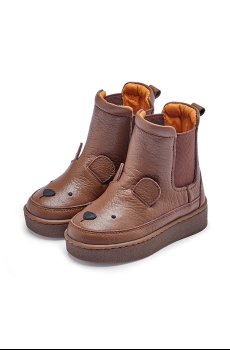 Кожаные кроссовки для младенцев Donsje Thudo Classic Boots Bear