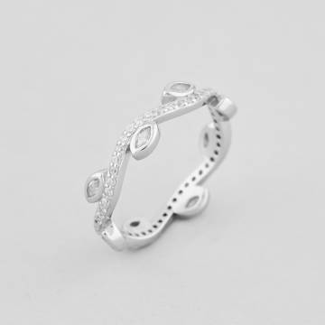 Серебряное кольцо Minimal 510200б-17 17 Серебряное кольцо Minimal 510200б-17 17