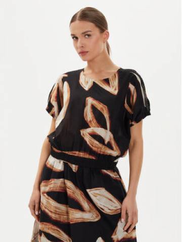 DKNY Блузка P4EA0X37 Чорний Oversize DKNY Блузка P4EA0X37 Чорний Oversize
