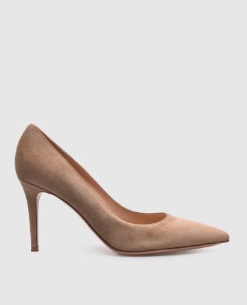 Бежевые замшевые туфли GIANVITO Бежевые замшевые туфли GIANVITO