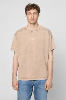 Мужская бежевая футболка MT-SHRT 022 Бежевый M PRPY PMTSHGOK0020