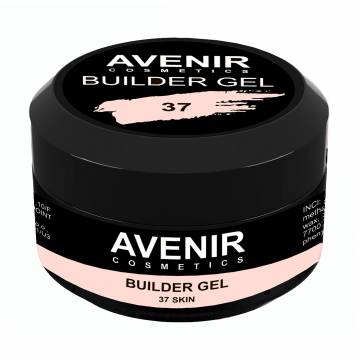 Гель для наращивания ногтей Avenir Cosmetics Builder Gel Pro 37 Skin, 30 мл Гель для наращивания ногтей Avenir Cosmetics Builder Gel Pro 37 Skin, 30 мл