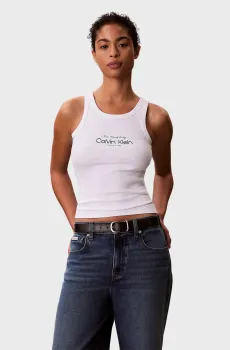 Женская белая майка CONTOUR Белый XS Calvin Klein Jeans LV047F816G