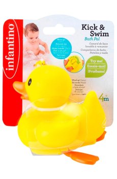 Игрушка для купания Infantino Утенок, 11*8*12 см, от 4 месяцев (305079)