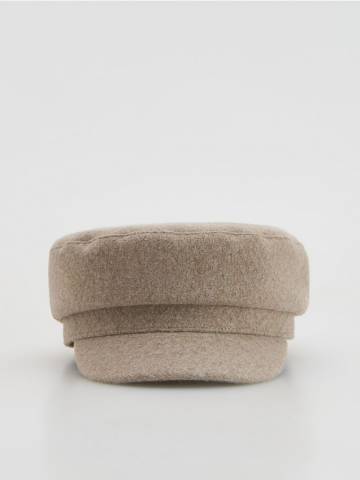 Reserved - LADIES` PEAKED CAP - сіро-коричневий - 183FD-74X Reserved - LADIES` PEAKED CAP - сіро-коричневий - 183FD-74X