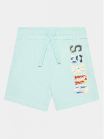 Guess Спортивні шорти N4GD04 KA6R3 Голубий Relaxed Fit Guess Спортивні шорти N4GD04 KA6R3 Голубий Relaxed Fit