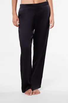 Женские черные шелковые брюки PEARLY Черный M Etam 6529637