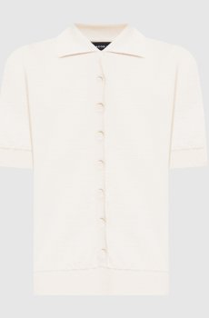 Топ цвета айвори из кашемира