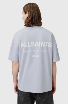 Хлопковая футболка AllSaints UNDERGROUND