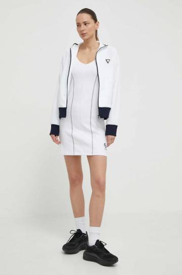 Кофта Guess MYLAH женская цвет белый с аппликацией V4GQ02 KBFB2 Кофта Guess MYLAH женская цвет белый с аппликацией V4GQ02 KBFB2