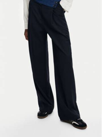 Desigual Штани з тканини Garona 24WWPW26 Cиній Loose Fit Desigual Штани з тканини Garona 24WWPW26 Cиній Loose Fit