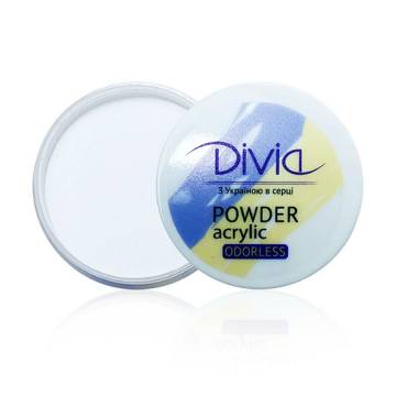 Акриловая пудра для ногтей Divia Acrylic Powder Odorless без запаха, AO12 Natural, 18 г Акриловая пудра для ногтей Divia Acrylic Powder Odorless без запаха, AO12 Natural, 18 г