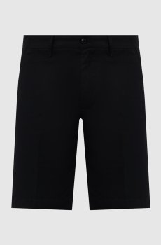 Черные шорты из хлопка