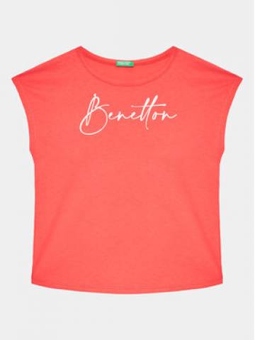 United Colors Of Benetton Футболка 3I1XC10C0 Червоний Regular Fit United Colors Of Benetton Футболка 3I1XC10C0 Червоний Regular Fit