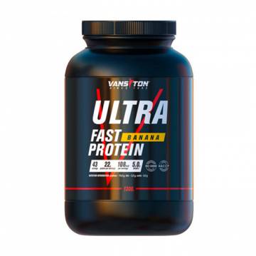 Протеин Vansiton Ultra Fast Protein в порошке, со вкусом банана, 1.3 кг