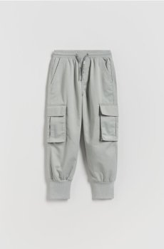Reserved - Брюки карго - світло-сірий - 242CJ-09X