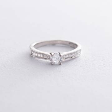 Серебряное кольцо с фианитами 112308 Серебряное кольцо с фианитами 112308