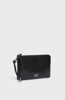 Женский черный кожаный кошелек Черный ONESIZE Bimba Y Lola 262BB1134.10000